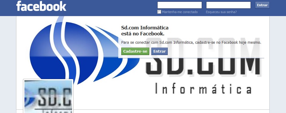 SD.COM Informática no Facebook