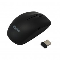 MOUSE SEM FIO KOLKE PRETO 1200DPI 3 BOTÕES NANO RECPTOR USB KM-200W-506176