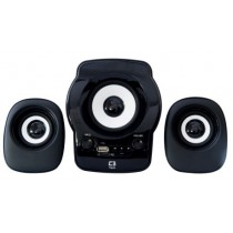 CAIXA DE SOM COM SUBWOOFER C3 TECH 2.1 COM RADIO FM MICRO SD USB SP-10BK 9W RMS