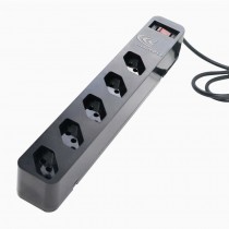 CLAMPER MULTI PROTEÇÃO CONTRA RAIOS E SURTOS DPS 5 C/FILTRO DE LINHA 5T 2P+T 10A BIV PRETO - 23459