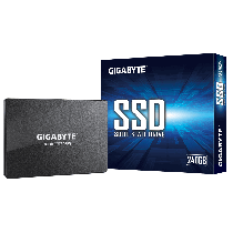 HD SSD 240GB GIGABYTE 2.5 SATA 3.0 (6 GB/S) LEITURA: 500MB/S E GRAVAÇÃO: 420MB/S GP-GSTFS31240GNTD 