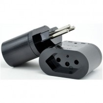 CLAMPER POCKET 2 PINOS 10A - PROTETOR DPS RAIOS SURTOS - PRETO