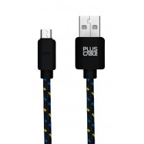 CABO NYLON PRETO MICRO USBXUSB 1M USB-MC1002 BK PLUS CABLE