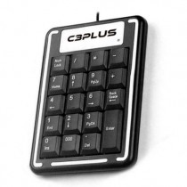 TECLADO NUMERICO USB PRETO C3 PLUS KN-11BK