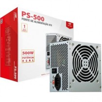 FONTE ALIM ATX 500W REAIS SATA S/CABO C3 TECH PS-500       