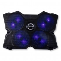 BASE COM 4 COOLERS PARA NOTEBOOK - BRINGIT COOLCOLD ICE MAGIC 2 - BF002