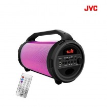 CAIXA DE SOM JVC PORTATIL BLUETOOTH 4.1 10 W RMS LUZ LED USB/P2/SD CONTROLE XS-N218BU - 627243