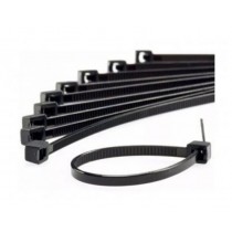 CINTA ABRAÇADEIRA DE NYLON FERTAK PRETA PACOTE C/ 100 UN. 200X2,5MM - 1323