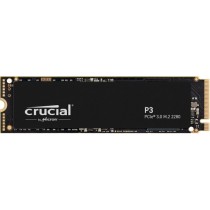 SSD M.2 PCIE NVME 500GB CRUCIAL P3 2280, LEITURA: 3500MB/S E GRAVAÇÃO: 1900MB/S - CT500P3SSD8