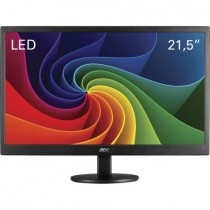 MONITOR 21,5" WIDE PRETO E2270SWN AOC