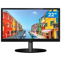 MONITOR 22" WIDE LED D-SUB/HDMI VESA PRETO MLP220HDMI PCTOP