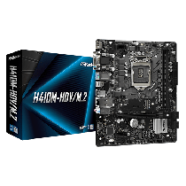 PLACA MAE ASROCK INTEL LGA 1200 MICRO ATX DDR4 HDMI/VGA/DVI - H410M-HDV/M.2