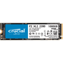 SSD M.2 PCIe NVMe 1TB CRUCIAL P2 2280 LEITURA 2400MB/S GRAVAÇÃO 1800MB/S - CT1000P2SSD8