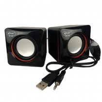 CAIXA DE SOM 2.0 KNUP 3W RMS PRETO KP-600