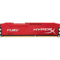 MEMORIA DDR3 8GB 1600MHZ KINGSTON HYPERX FURY CL10 RED SERIES HX316C10FR/8