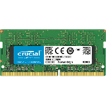 MEMORIA P/ NOTEBOOK SODIMM CRUCIAL 4GB DDR4 2666MHZ PC4 21300 CL19 260PIN 1.2V CT4G4SFS8266