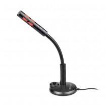 MICROFONE P2 PRETO/VERMELHO MULTILASER PH375