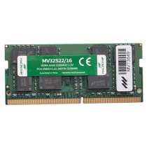 MEMORIA P/ NOTEBOOK SODIMM MACROVIP 16GB DDR4 3200MHZ PC4 25600 CL22 260PIN 1.2V MV32S22/16