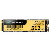 SSD M.2 PCIE NVME 512GB MACROVIP GOLD 2280 LEITURA 1705MB/S GRAVAÇÃO 1475MB/S - MVGLD/512GB