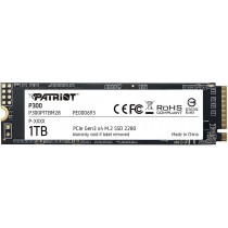 SSD M.2 PCIe NVMe 1TB PATRIOT P300 2280 LEITURA 2100MB/S GRAVAÇÃO 1650MB/S - P300P1TBM28