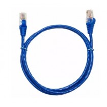 CABO DE REDE PATCH CORD CAT.5E 2,5M AZUL PLUS CABLE PC-ETHU25BL 