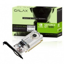 PLACA DE VIDEO PCI-E NVIDIA GT 1030 2GB GDDR5 64B GALAX 30NPH4HVQ5EW HDMI/DVI-D