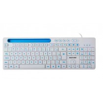 TECLADO MULTIMIDIA BRANCO USB MULTILASER TC263 