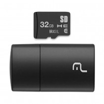 PEN DRIVE ADAPTADOR MICRO SD + CART SD 32 GB CLASS10 MULTILASER MC163 