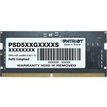 MEMORIA P/ NOTEBOOK SODIMM PATRIOT SIGNATURE LINE 16GB 4800MHZ DDR5 CL40 1.1V PC5-38400 262PIN PSD516G480081S