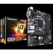 PLACA MAE GIGABYTE P/ INTEL LGA 1151 MATX B360M-DS3H HDMI/DVI/VGA/DDR4/8º GERAÇÃO