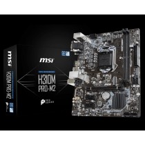 PLACA MAE MSI P/ INTEL LGA 1151 MATX H310M-PRO M2 HDMI/VGA/DVI/DDR4/8º GERAÇÃO