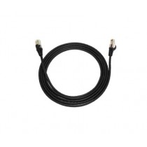 CABO DE REDE PATCH CORD CAT.5E 1,5m PRETO PLUS CABLE PC-ETHU15BK