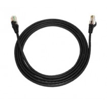 CABO DE REDE PATCH CORD CAT.5E 10m PRETO PLUS CABLE PC-ETHU100BK 