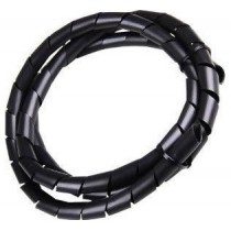 ORGANIZADOR DE CABOS SPIRAL TUBE 2m (06,4mm) 1/4 PRETO HELLERMANN