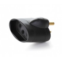 ADAPTADOR DE TOMADA SMS PARA PADRÃO ANTIGO 64122 PRETO BLISTER