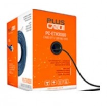 CAIXA CABO DE REDE PLUS CABLE CFTV/ALARME 4P CX 300M PRETO - PC-ETH3000BK ***SERVE P/ PC USO INDOOR***