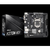 PLACA MAE ASROCK INTEL LGA 1151 MATX DDR4 HDMI/DVI/VGA/USB 3.2 H370M-HDV