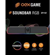 SOUNDBAR (CAIXA DE SOM) RGB 40W PRETO BLUETOOTH 50.0045 OEX SP107