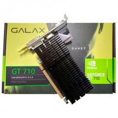 PLACA DE VIDEO GALAX NVIDIA GEFORCE GT 710 1GB, DDR3 HDMI/VGA/DVI - 71GGF4DC00WG