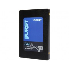 HD SSD 240GB 2.5" PATRIOT BURST SATA3 6 GB/S LEITURA 560 E GRAVACAO 500MB/S PBU240GS25SSDR