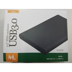 GAVETA/CASE HD/SSD 2.5" USB 3.0 PRETO MTEK EN23F