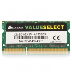 MEMORIA NOTEBOOK CORSAIR 8GB 1600MHZ DDR3 1,5V CMSO8GX3M1A1600C11