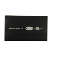 GAVETA HD 2.5 USB 2.0 EXTERNA HORBI HB201 SATA PRETO