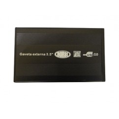 GAVETA HD 3.5 USB 2.0 EXTERNA HORBI HB501 SATA PRETO 