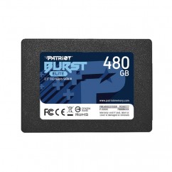 HD SSD 480GB 2.5" PATRIOT BURST ELITE SATA3 6 GB/S LEITURA 450 E GRAVACAO 320MB/S PBE480GS25SSDR