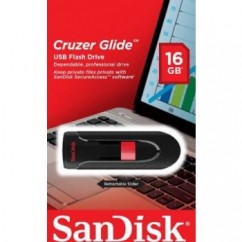 PEN DRIVE 16GB USB 3.0 CRUZER GLIDE SANDISK SDCZ600-016G-G35