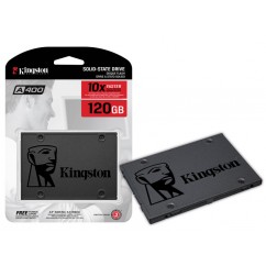 HD SSD 120GB KINGSTON A400 SATA III 2.5 LEITURA: 500MBS GRAVAÇÃO: 320MBS SA400S37/120G  