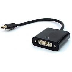 CABO ADAPTADOR CONVERSOR MINI DISPLAYPORT M x DVI F PLUS CABLE ADP-204BK 