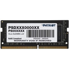 MEMORIA P/ NOTEBOOK SODIMM PATRIOT 16GB DDR4 3200MHZ PC4 25600 CL22 260PIN 1.2V PSD416G320081S