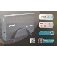 CASE / GAVETA HD 3.5 USB 3.0 SATELLITE AX-332 SATA PTO HD ATÉ 4TB
